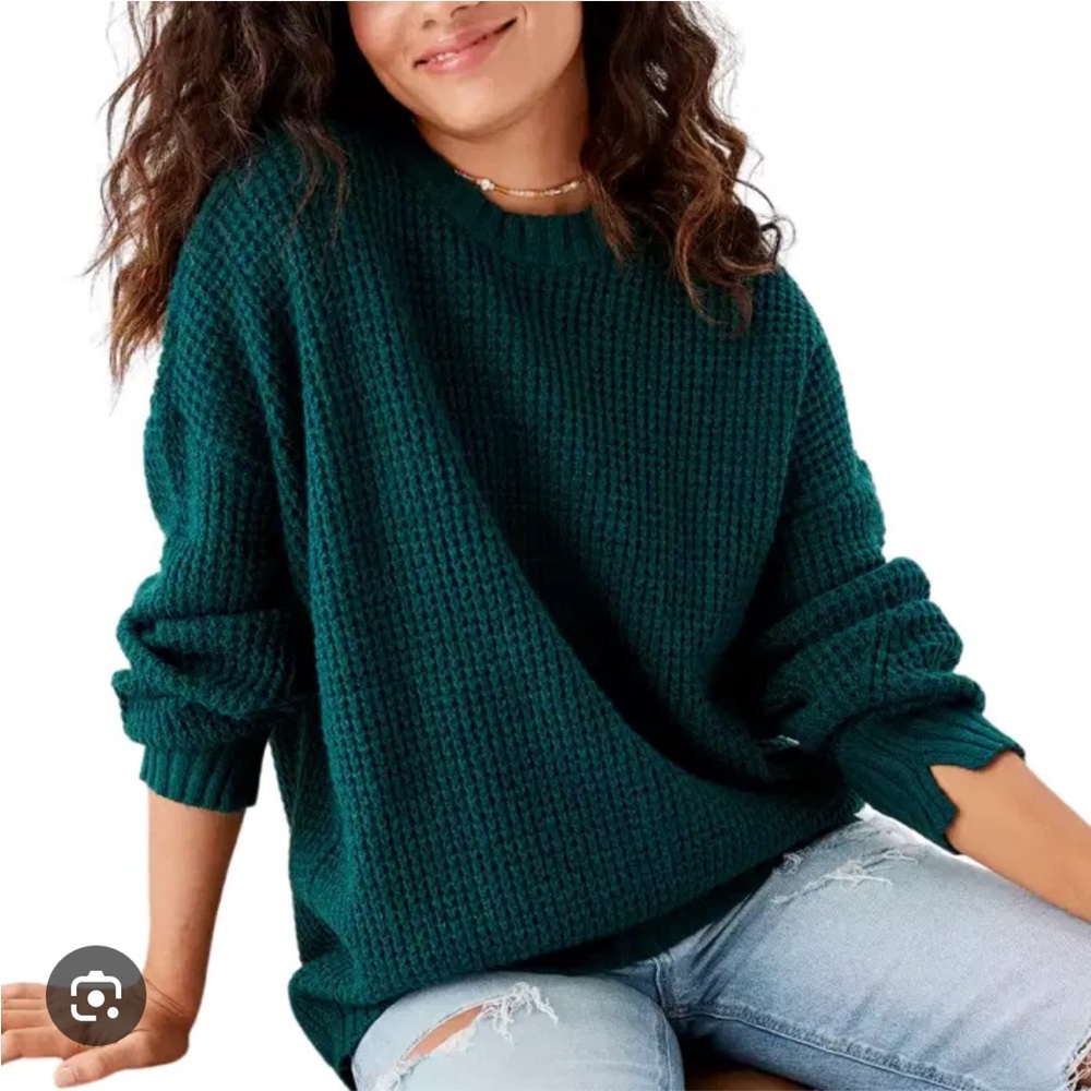 Dark Green American Eagle Sweater